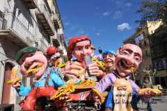 Carnevale 2014, La sfilata dei carri allegorici