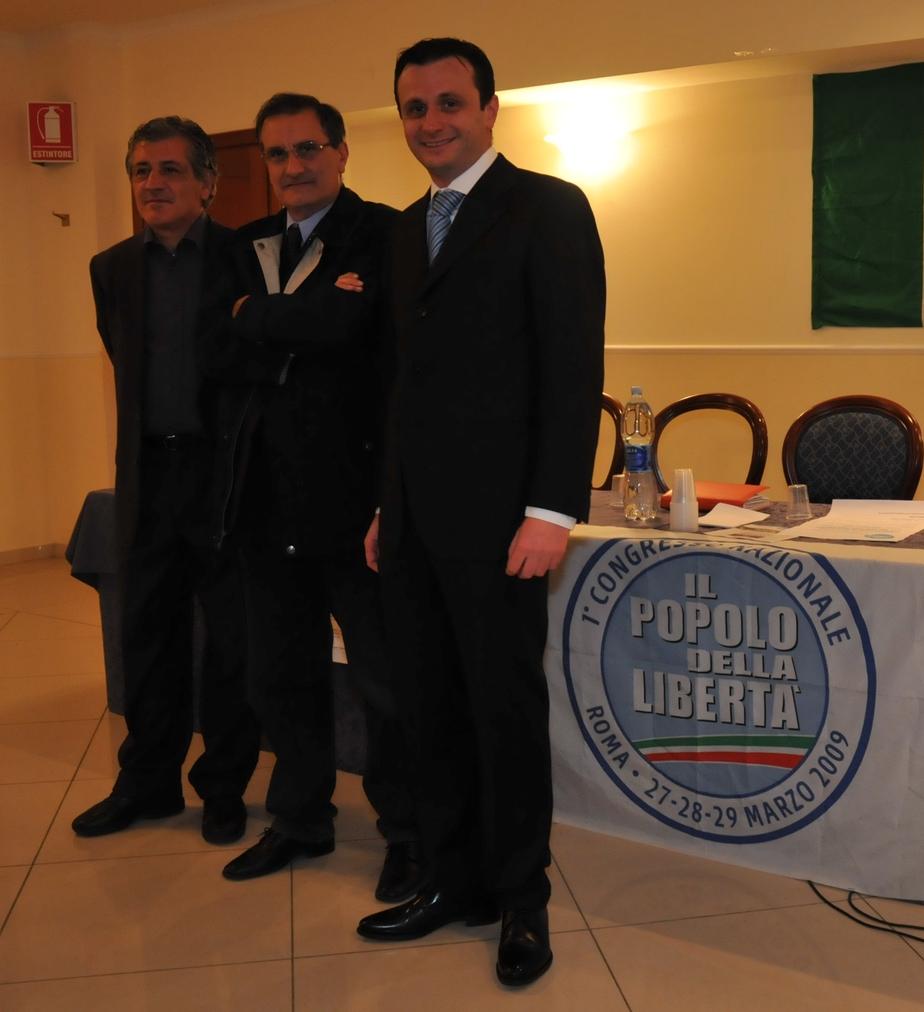 da sinistra, Vincenzo Mastronardi, Leonardo Giordano, Donatello Verre