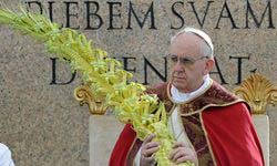 Papa Francesco, celebra la domenica delle palme