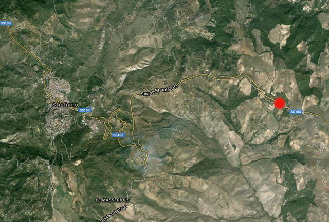 terremoto localita Santo Spirito, Stigliano (MT)