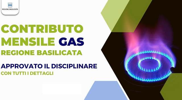 Contributo mensile gas Regione Basilicata